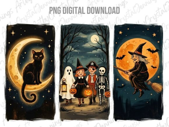Download Vintage Holiday Halloween Magic PNG - Holiday Collection