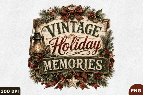Download Vintage Holiday Memories Rustic Christma - Rustic Collection